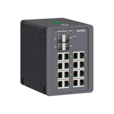 Промышленный управляемый коммутатор, 4х100Base-FX, 1000Base-X SFP слота, 16х10/100/1000Base-T(X) портов RJ45, консольный порт Mini USB, поддержка PROFINET, 24-48В DC (18-72В DC), с р