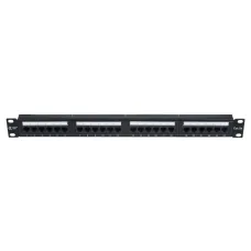 Панель коммутационнная СегментЛАН Cat5e 1U, 24 порта, UTP, RJ45, черная