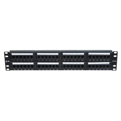 Панель коммутационнная СегментЛАН Cat5e 2U, 48 портов, UTP, RJ45, черная