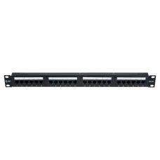 Панель коммутационнная СегментЛАН Cat6 1U, 24 порта, UTP, RJ45, черная