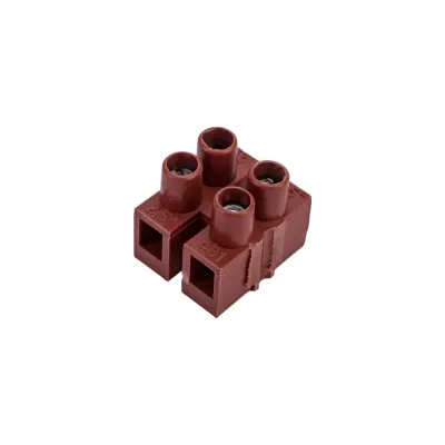 Клемник Фибергласс, 2р, 150 град., 450V, 24А, 2,5мм.кв. (р)