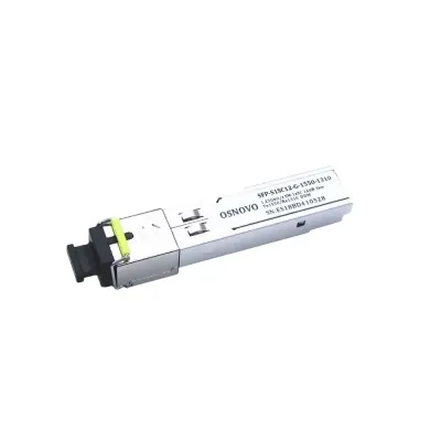Оптический SFP Модуль. Одно волокно Single Mode. Скорость до 1,25 Гбит/c. Тип разъема SC. Оптический бюджет 12дБ. Расстояние передачи - до 3км. Рабочая дл