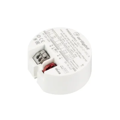 Блок Питания ARJ-SP-27-PFC-R (27W, 15-42V, 0.6-0.65A) (ARL, драйвер для светодиодов и светильников, IP20 пластик, 5 лет)