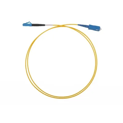Патч-корд оптический ШОС-SM/2.0мм-LC/UPS-LC/UPS-1.0м Желтый