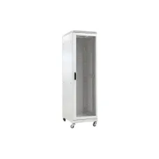 Шкаф телекоммуникационный напольный 18U 600x600 ШТ-НП-18U-600-600-П, передняя дверь перфорированная