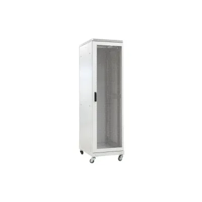 Шкаф телекоммуникационный напольный 18U 600x600 ШТ-НП-18U-600-600-П, передняя дверь перфорированная