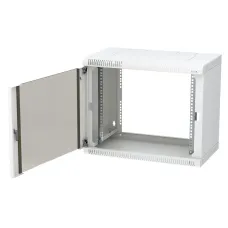 Шкаф телекоммуникационный настенный разборный 12U 600x650 ШТ-НСр-12U-600-650-С дверь стекло