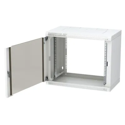 Шкаф телекоммуникационный настенный разборный 12U 600x650 ШТ-НСр-12U-600-650-С дверь стекло