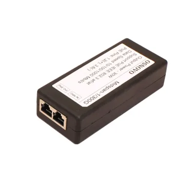 PoE-инжектор.  Поддержка стандарта IEEE 802.3 af/at. Мощность PoE  - до 30W. Gigabit Ethernet. Порты вх. - RJ45(GE, 10/100/1000 Base-T), вых. - RJ45(PoE, IEEE 802.3af/at). Размеры 166 x 88 x 51 мм. Р