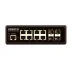 Промышленный управляемый (L2+) коммутатор Gigabit Ethernet на 8 GE Rj45 + 4 GE SFP порта SW-70804/IL