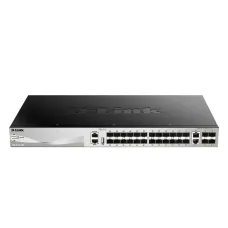 Коммутатор управляемый L3 30 портов, 24хSFP 1000 Мб/с, 2хRJ45, 4хSFP+
