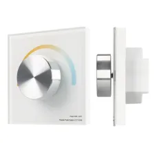 Панель SMART-P2-MIX-G-IN White 3V, Rotary, 2.4G IP20 пластик, 5 лет