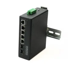 Промышленный управляемый (L2+) PoE коммутатор Gigabit Ethernet на 6 портов SW-80402/IL