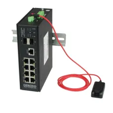 Коммутатор управляемый промышленный серии L2+ HiPoE коммутатор Gigabit Ethernet SW-80802/ILS(port 90W,300W)