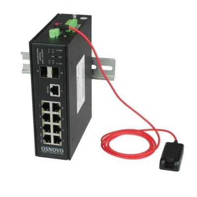 Коммутатор управляемый промышленный серии L2+ HiPoE коммутатор Gigabit Ethernet SW-80802/ILS(port 90W,300W)