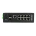 Промышленный управляемый (L2+) коммутатор Gigabit Ethernet на 8GE RJ45 + 2 GE SFP порта с функцией мониторинга температуры/ влажности/ напряжения SW-70802/ILS