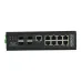 Промышленный управляемый (L2+) коммутатор Gigabit Ethernet на 8GE RJ45 + 4 GE SFP порта с функцией мониторинга температуры/ влажности/ напряжения SW-70804/ILS