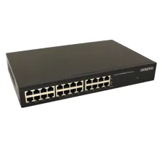 PoE-инжектор Gigabit Ethernet на 12 портов. Соответствует стандартам PoE IEEE 802.3af/at. Автоматическое определение PoE устройств. Мощность PoE на порт - до 30W. С