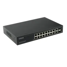 SW-71802/L Коммутатор Gigabit Ethernet управляемый на 18 RJ45 + 2 GE SFP порта. Порты: 18 x GE (10/100/1000 Base-T) , 2 x GE SFP (1000 Base-X). Поддержка режима CCTV: Увеличение расстояни