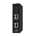Промышленный гигабитный PoE-инжектор. Соответствует стандартам PoE IEEE 802.3af/at. Автоматическое определение PoE устройств. Мощность PoE  - до 30W. Подд