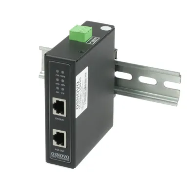Midspan-1/903G Промышленный PoE-инжектор Gigabit Ethernet на 90W. Соответствует стандартам PoE IEEE 802.3af/at/bt. Автоматическое определение PoE устройств. Мощность Po