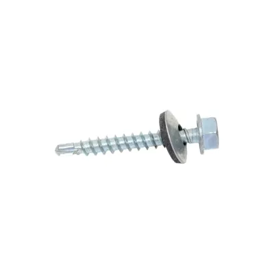 Саморезы кровельные 4,8х35 оцинк с буром (5 кг) - коробка Tech-Krep 140557