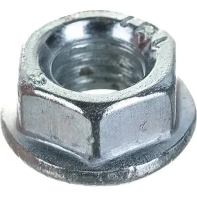 Гайка DIN6923 шестигранная оцинкованная с фланцем  М6 (40 шт)
