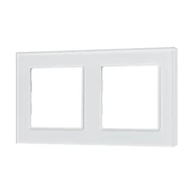 Рамка стеклянная FRM-GLARE-GS-2-WH