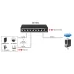 Коммутатор неуправляемый 8 портов RJ4510 100 1000 Мб/с