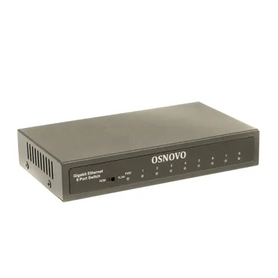 Коммутатор неуправляемый 8 портов  RJ45  100 1000 Мб/с