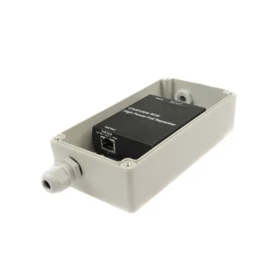 IP04R-SO Уличный удлинитель PoE af/at/bt по витой паре до 280м (до 48.86Вт), 10/100/1000M (1 устройство по 140 м в каждую сторону). При каскадном подключении - 2хIP04R-S