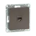 Механизм розетки RJ45 (cat5) мокко Эпика EKF Механизм розетки RJ45 (cat5) мокко Эпика EKF