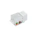 Модуль розеточный CAT5e UTP, Keystone, белый, 90 градусов