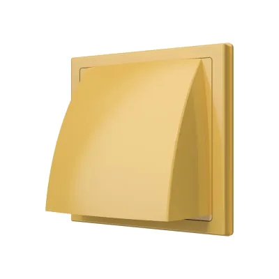 Выход стенной КФВ фланец D100 обр.клапан 150x150 ASA Beige ERA
