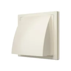 Выход стенной КФВ фланец D100 обр.клапан 150x150 ASA Ivory ERA
