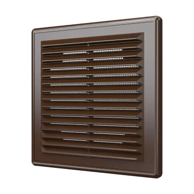Решетка вентиляционная Р сетка разъемная 150х150 пластик Brown ERA