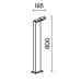 Светильник ландшафтный Outdoor Paso O595FL-L12B3K IP 54 LED 12W 3000 K Черный