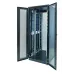 Шкаф Racknet S3000 42U 800 x 800, передняя дверь перфорированная двустворчатая, задняя дверь перфорированная двустворчатая, черный