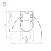 Профиль ARH-POWER-W154-COMFORT-2000 ANOD ( Алюминий)