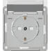 W59 AQUA РОЗЕТКА с заземлением со шторками. 16А. IP44. механизм. СЛОНОВАЯ КОСТЬ
