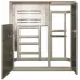Корпус мет. этажный. 9 мод. на кв.. 1000х950х150. IP31.