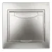 Розетка Intro Plano 1-203-03 с заземлением 2P+E Schuko с крышкой, 16А-250В, IP20, СУ, алюминий Розетка Intro Plano 1-203-03 с заземлением 2P+E Schuko с крышкой, 16А-250В, IP20, СУ, алюминий
