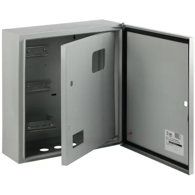 Корпус металлический навесной ЭРА SIMPLE ЩУ-3-1-1 2-х дверный (445х400х155) IP54 У2 серый