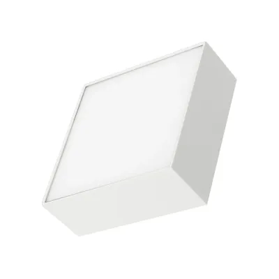 Светильник SP-QUADRO-S175x175-16W Warm3000 WH 120 deg 230V IP40 Металл 3 года