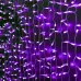 Гирлянда Световой занавес 625 LED 1.5х2.5 IP65 фиолетовая Гирлянда Световой занавес 625 LED 1.5х2.5 IP65 фиолетовая
