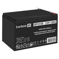 Аккумуляторная батарея ExeGate GP12120-F2 (12V 12Ah, клеммы F2)