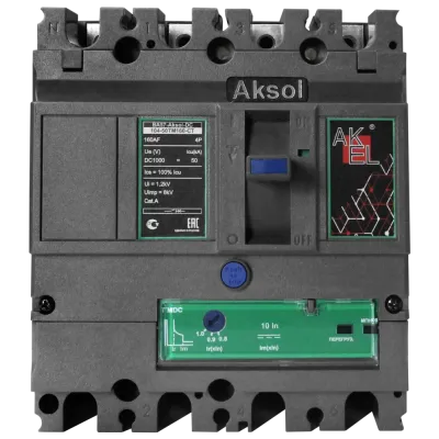 Выключатель автоматический в литом корпусе ВА57-DC-AKSOL-104-50ТМ100-CT 4P/100А/ТМ/50кА