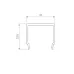 Панель Sens SMART-P45-RGBW White 230V, 4 зоны, 2.4G ARL, IP20 пластик, 5 лет