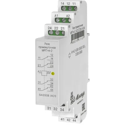 Реле промежуточное МРП-4-2 ACDC230В УХЛ2