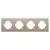 Рамка пластиковая FRM-PERIO-PL-4-GD